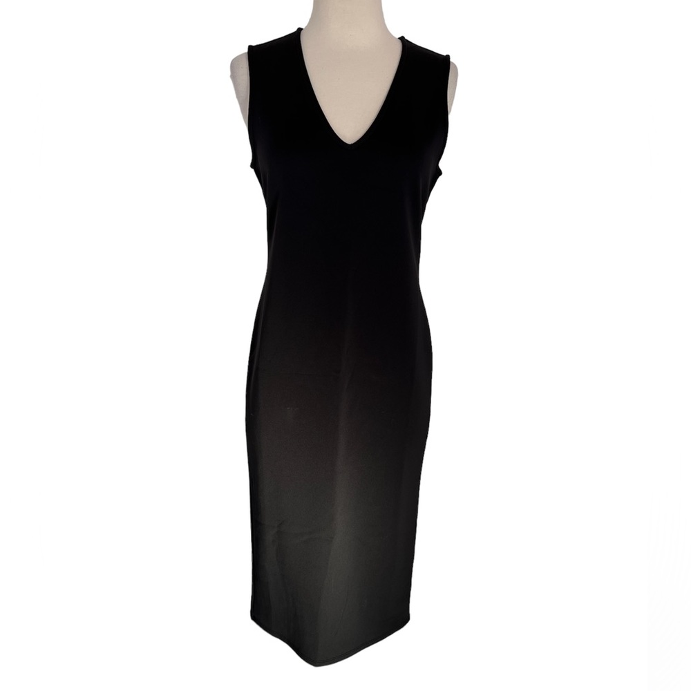 Belle +‎ Sky Women’s Midi Black Dress Size S